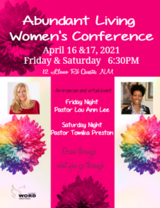 Abundant Living Women's Conference Living Word Ministries-Questa, NM