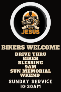 Bikers Welcome Biker Blessing-Sunday May, 28th-Living Word Ministries Questa, NM