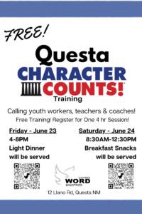 Questa-Character-Counts-Training-Hosted-by-Living-Word-Ministries-June-23-24-Living-Word-Ministries-Questa-NM