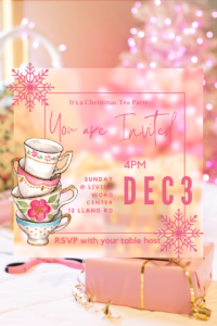 Christmas Tea Party-December 3 2023-Living Word Ministries-Questa, NM (Blog Graphic)
