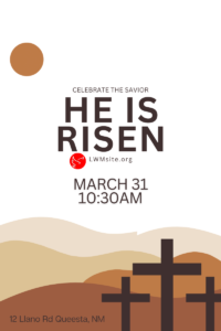 Easter-Sunday-Morning-Service-2024 at Living Word Ministries Questa, NM